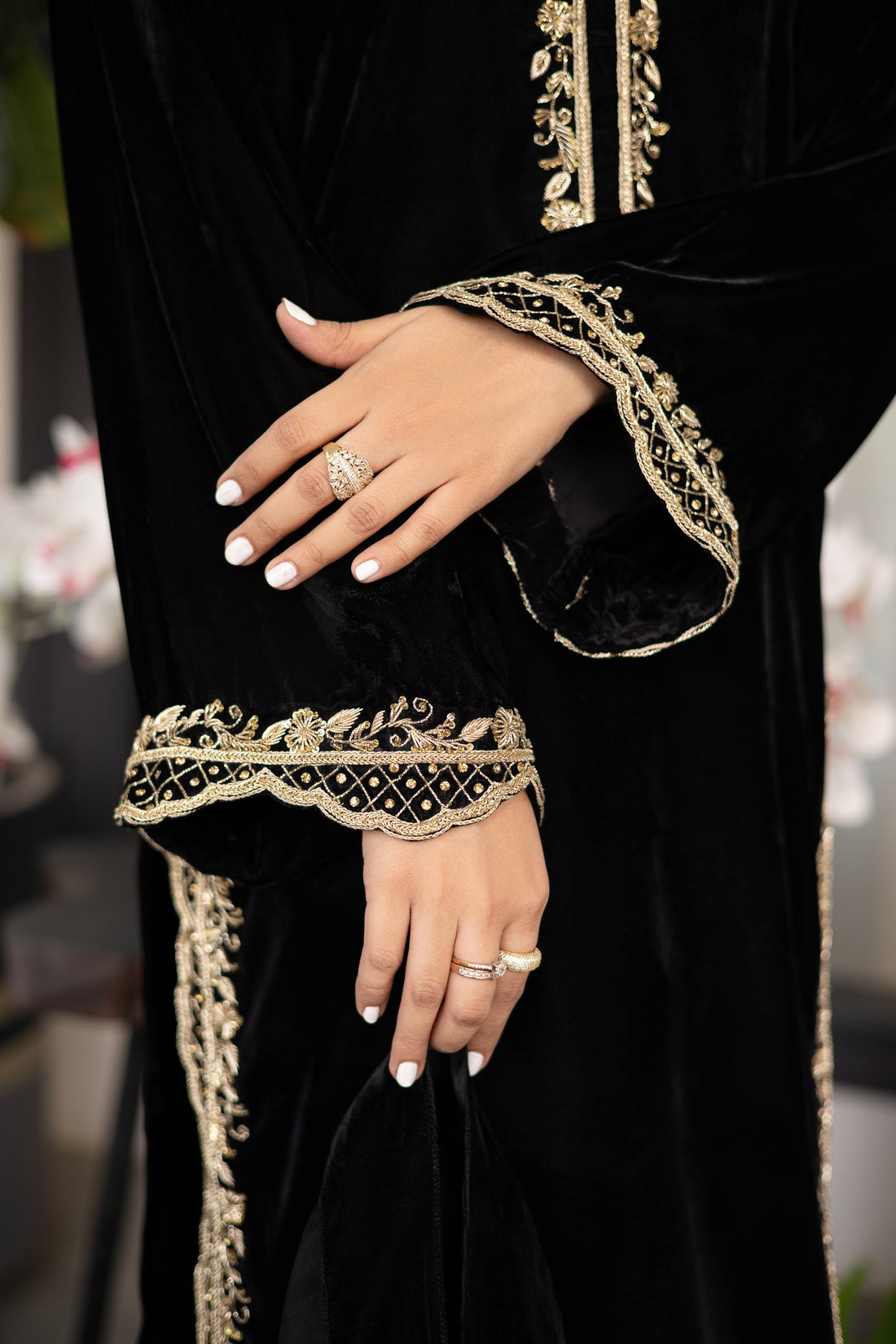Black Velours Noir HAND MADE