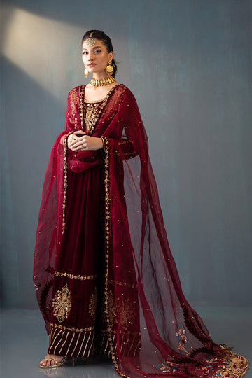 Rouge pishwas HAND MADE