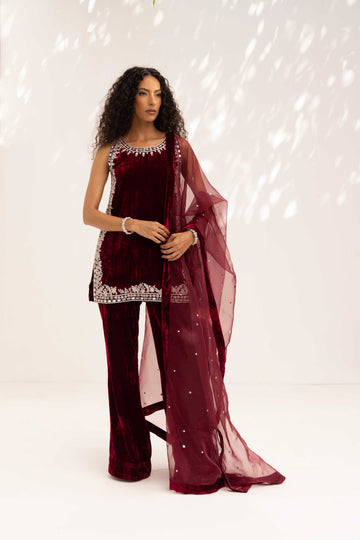 Magenta SET HAND MADE